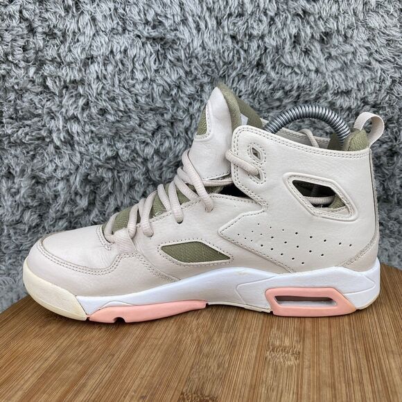 Nike Air Jordan Flight Club 91 GS Sneakers Shoes Size 5.5 Y 555333-101 - Picture 6 of 10